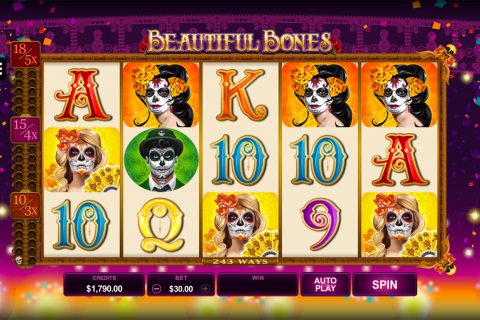 beautiful bones microgaming spielautomaten