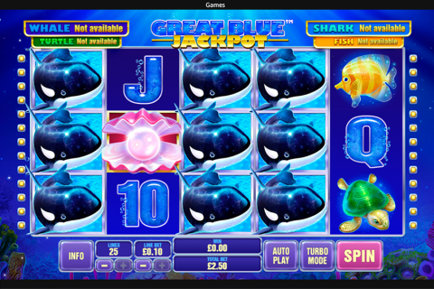 great blue jackpot playtech spielautomaten