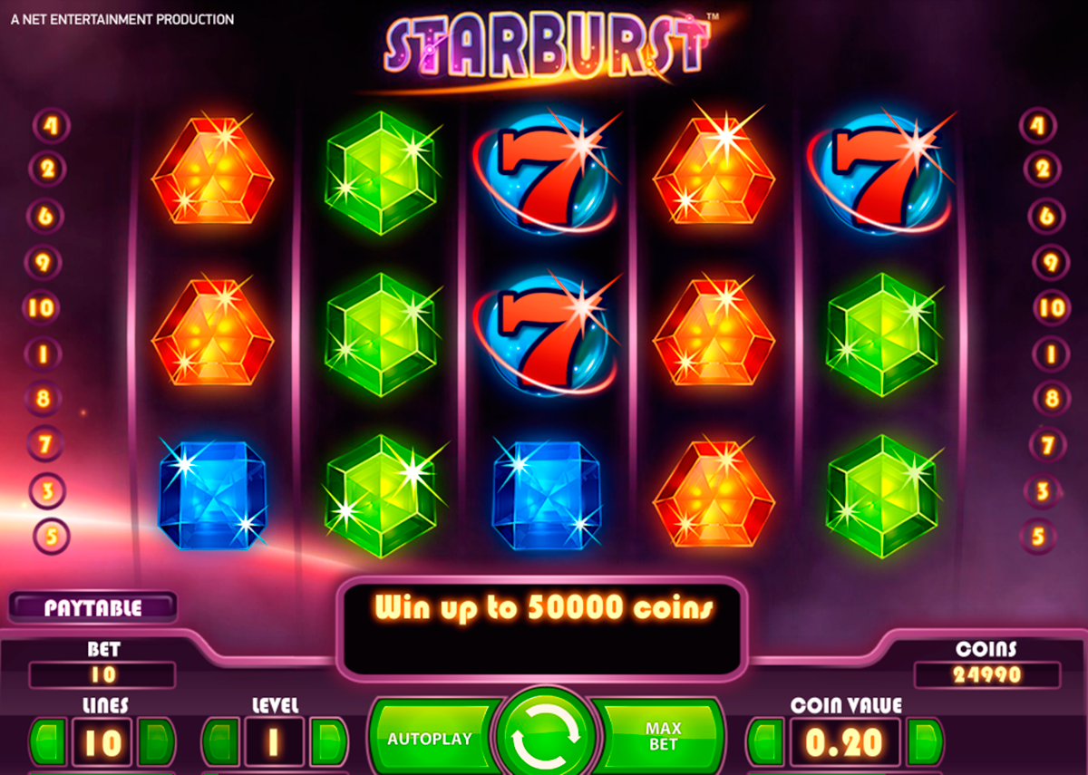 starburst netent spielautomaten